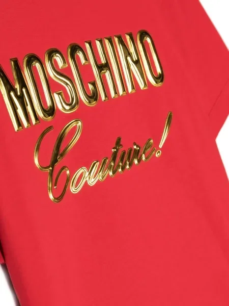 Koszulka dziecięca Moschino czerwona