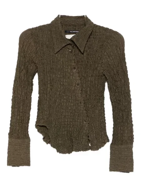 Cămașă Song For The Mute zdrențuiți verde