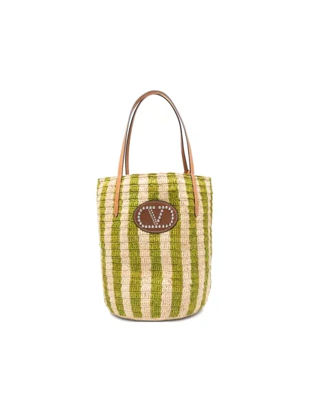 Lniana shopperka Valentino Garavani
