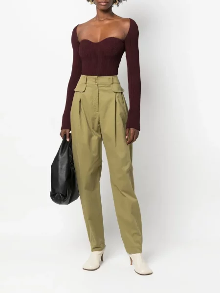 Pantaloni Alberta Ferretti verde
