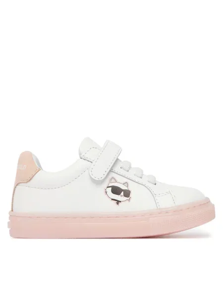 Sneakersy KARL LAGERFELD białe