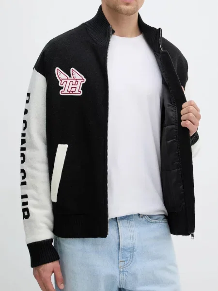 Tommy Hilfiger Вълнено яке черно