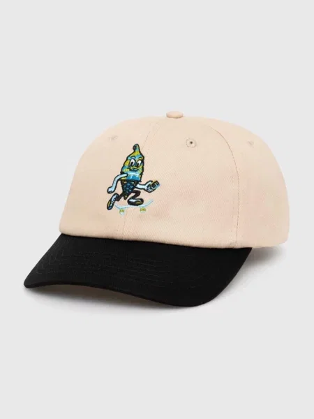 Baseballová čepice ICECREAM Team EU Skate Cone Dad Cap béžová