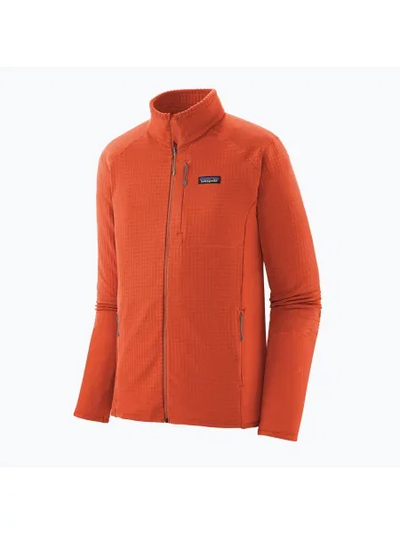 Hanorac din fleece Patagonia din fleece portocaliu