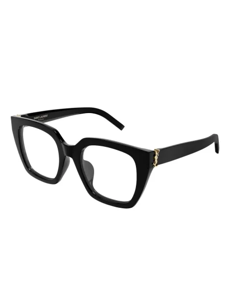 Ochelari de soare pătrați Saint Laurent Eyewear negru