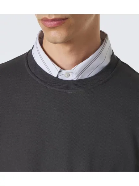 Hanorac Thom Browne din jerseu gri