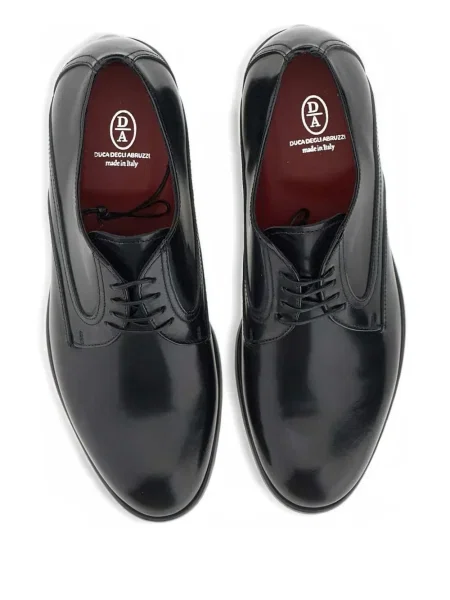 Pantofi derby Duca Heritage din piele negru