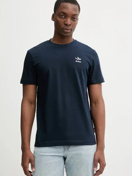 Joop! tricou din bleumarin cu imprimeu