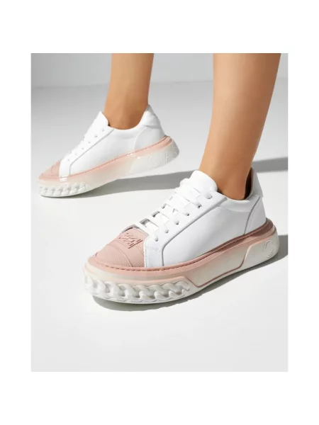 Sneakersy Casadei skórzane białe