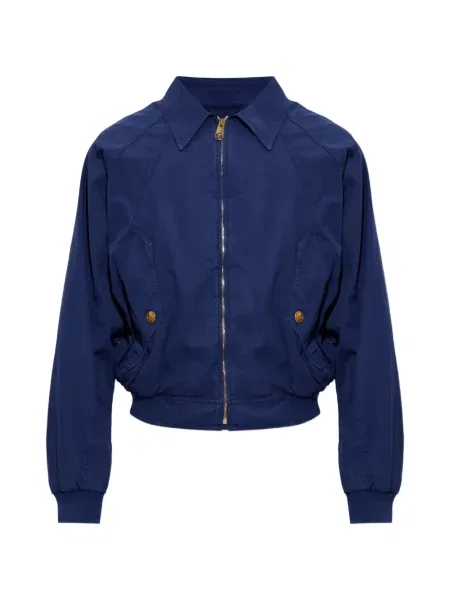 Geacă Versace cu broderie albastru