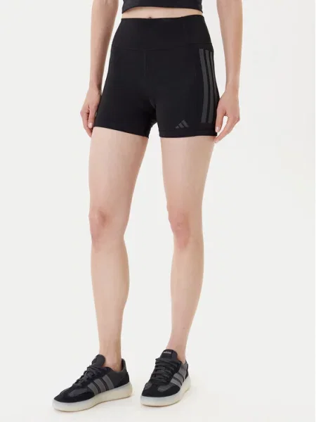 Спортивные шорты Adidas в полоску черные