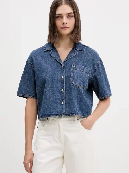 Tommy Jeans Cămașă CHAMBRAY