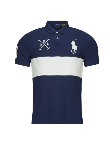 Polo majica Polo Ralph Lauren s kratkimi rokavi modra
