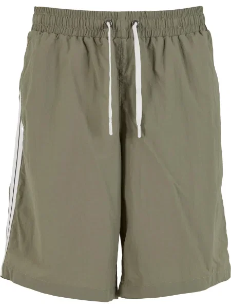 Urban Classics Pantaloni scurți apă oliv alb