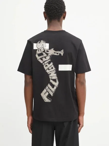 Тениска Filling Pieces Trumpeteer черно