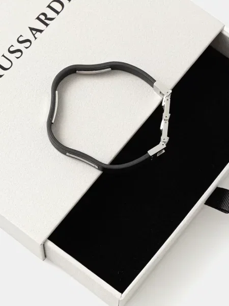 Шкіряний браслет Trussardi
