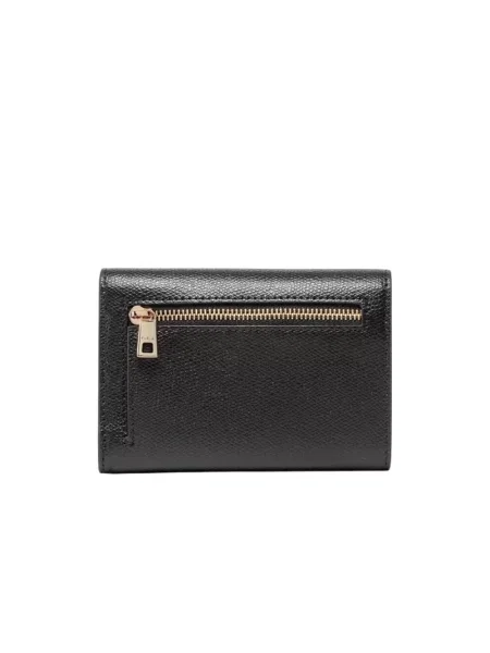 Portfel Furla skórzany z logo czarny