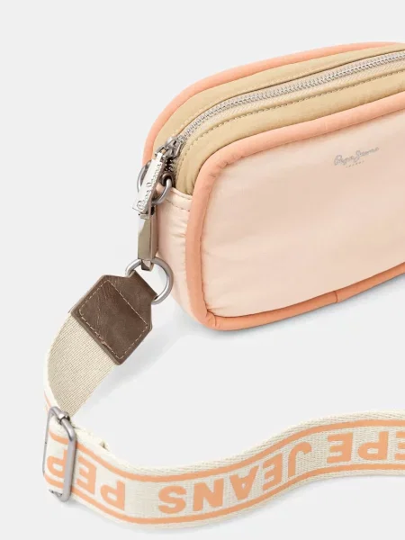 Сумка Pepe Jeans бежевая