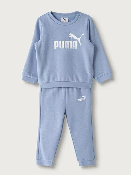 Puma трикотажний комплект дитячий з бавовною MINICATS ESS Crew Set FL INF