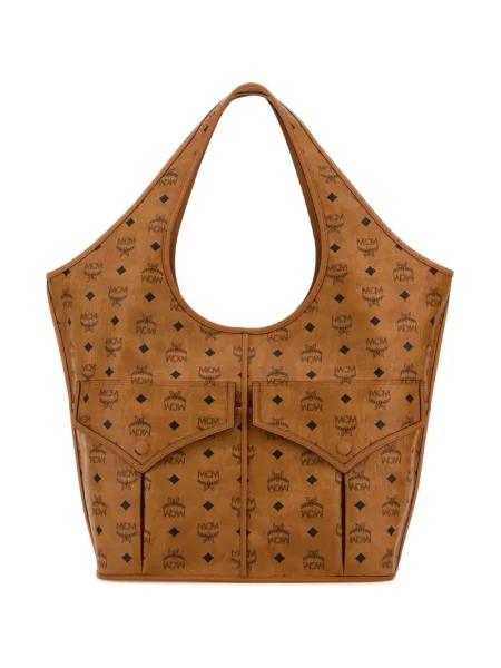 Geantă shopper Mcm maro