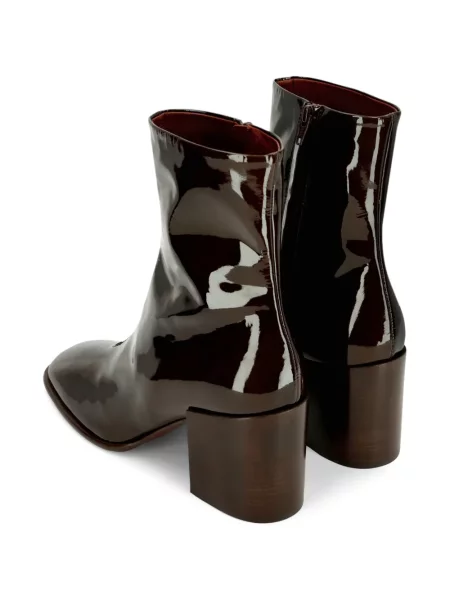 Botine Dries Van Noten din piele maro