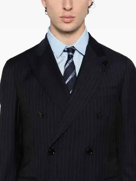 Costum Lardini de lână de costum albastru