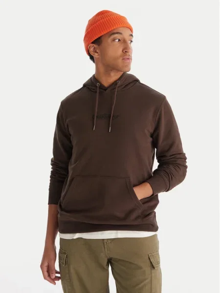 Quiksilver Суитшърт Screen Fleece Fineline кафяв