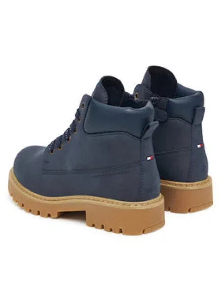 Pohodni čevlji Tommy Hilfiger D Mornarsko modra