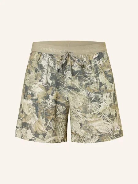Nike Bežecké Šortky 2 V 1 Acg Chamo Camo olivová / khaki / světle zelená