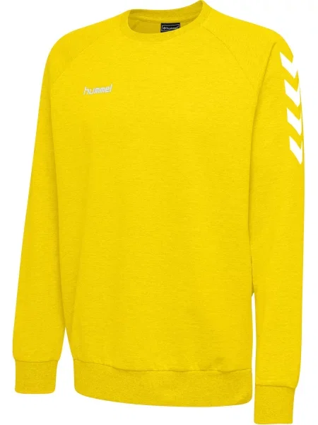 Bluza do piłki ręcznej Hummel Go Cotton Sweatshirt żółta