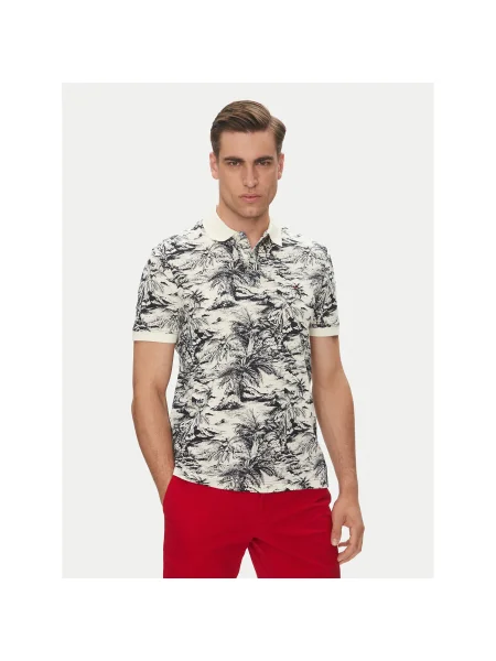 Tommy Hilfiger Pólóing Regular Fit bézs