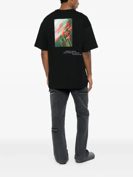 Tricou Oamc Peacemaker cu model floral negru