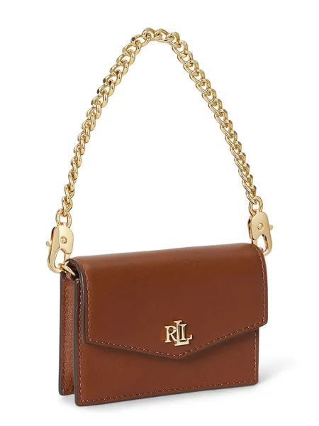 Кожаный клатч Lauren Ralph Lauren