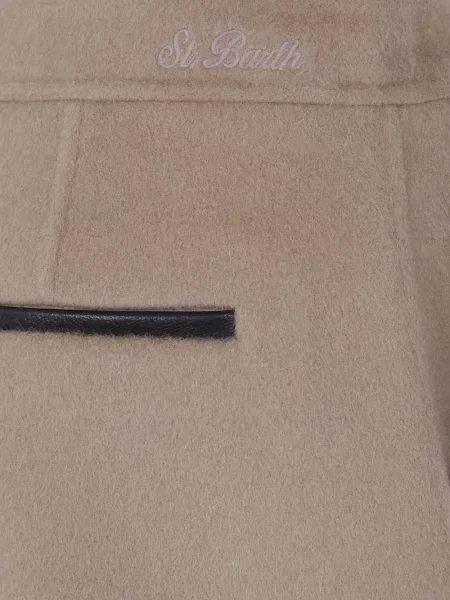 Pantaloni scurți Mc2 Saint Barth din piele