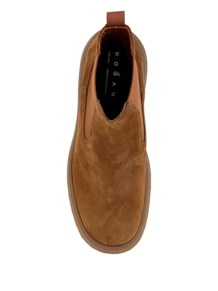 Botine Hogan cu platformă maro