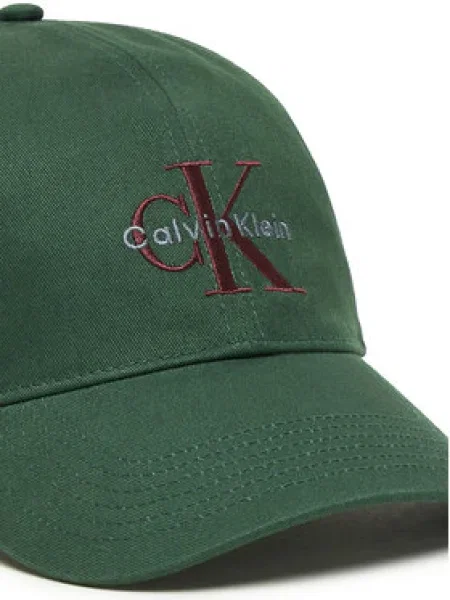 Calvin Klein čiapka so šiltom pánska zelená