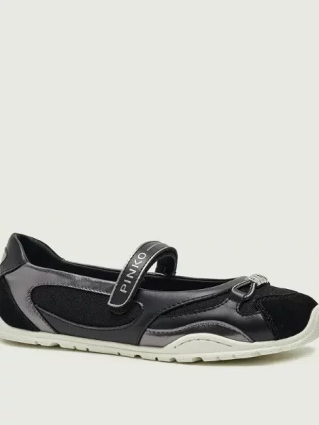 Pinko Balerini YULIA 02 | piele întoarsă negru