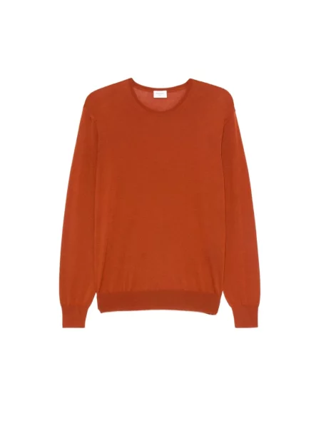 Sweter Saint Laurent wełniany pomarańczowy