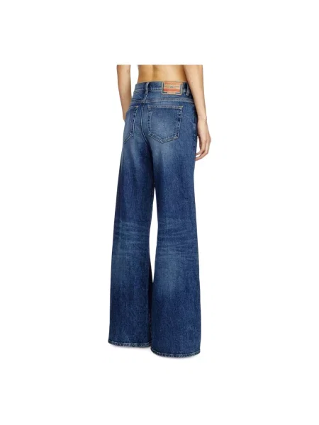 Szerokie jeansy dzwony Diesel 1978 niebieskie