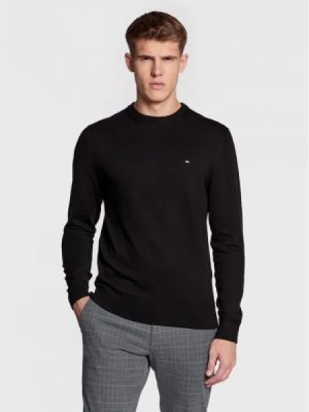 Пуловер Tommy Hilfiger Pima Org Cotton Cashmere Crew Neck Black L черно