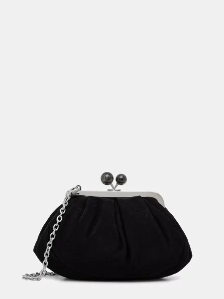 Weekend Max Mara torebka zamszowa AVALOIS czarna