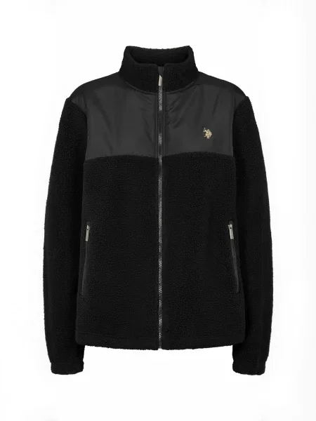 U.S. POLO ASSN. Geacă de primăvară-toamnă UWLei negru