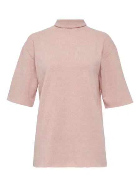 Tricou Jil Sander din cașmir roz