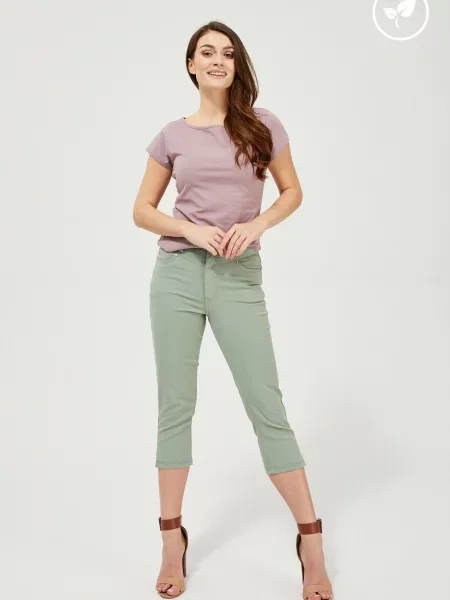 Pantaloni Marisse din lyocell gri