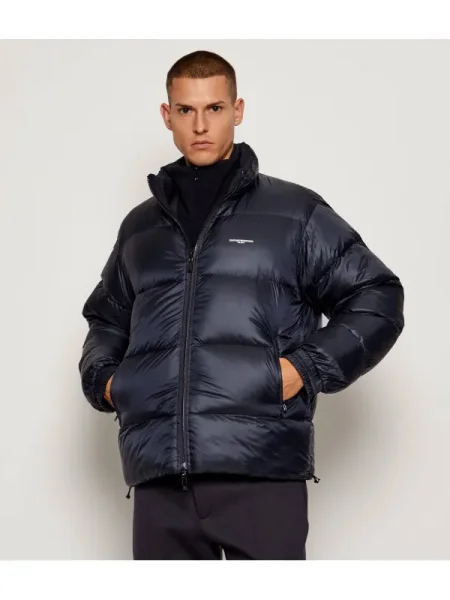 Emporio Armani De puf cu două fețe geacă cu adaos de lână