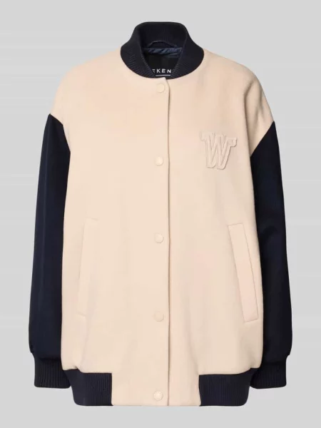 Kurtka bomber Weekend Max Mara dwustronny beżowy