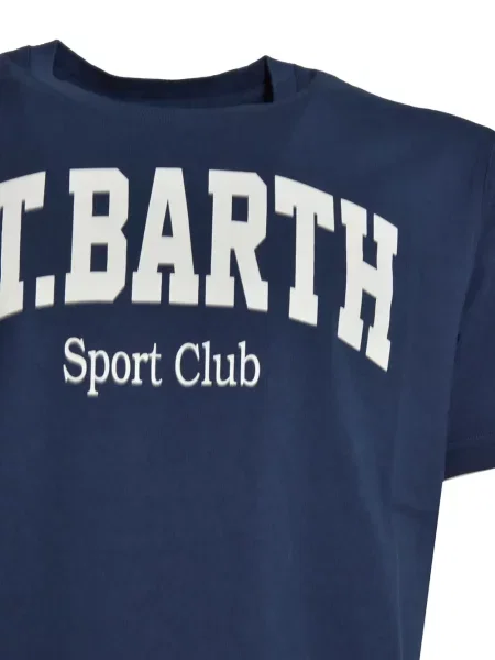 Спортна тениска Mc2 Saint Barth с принт синьо