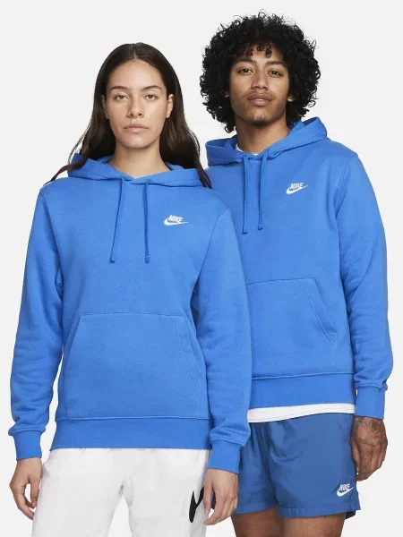 Худі NIKE Sportswear Club Fleece бавовна/поліестер синій