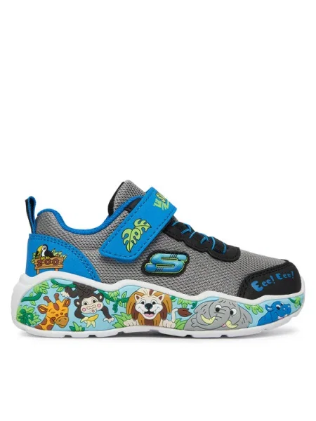 SKECHERS Tenisky Play Scene modrá čierna sivá
