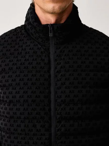 Armani Exchange pehelymellény férfi fekete